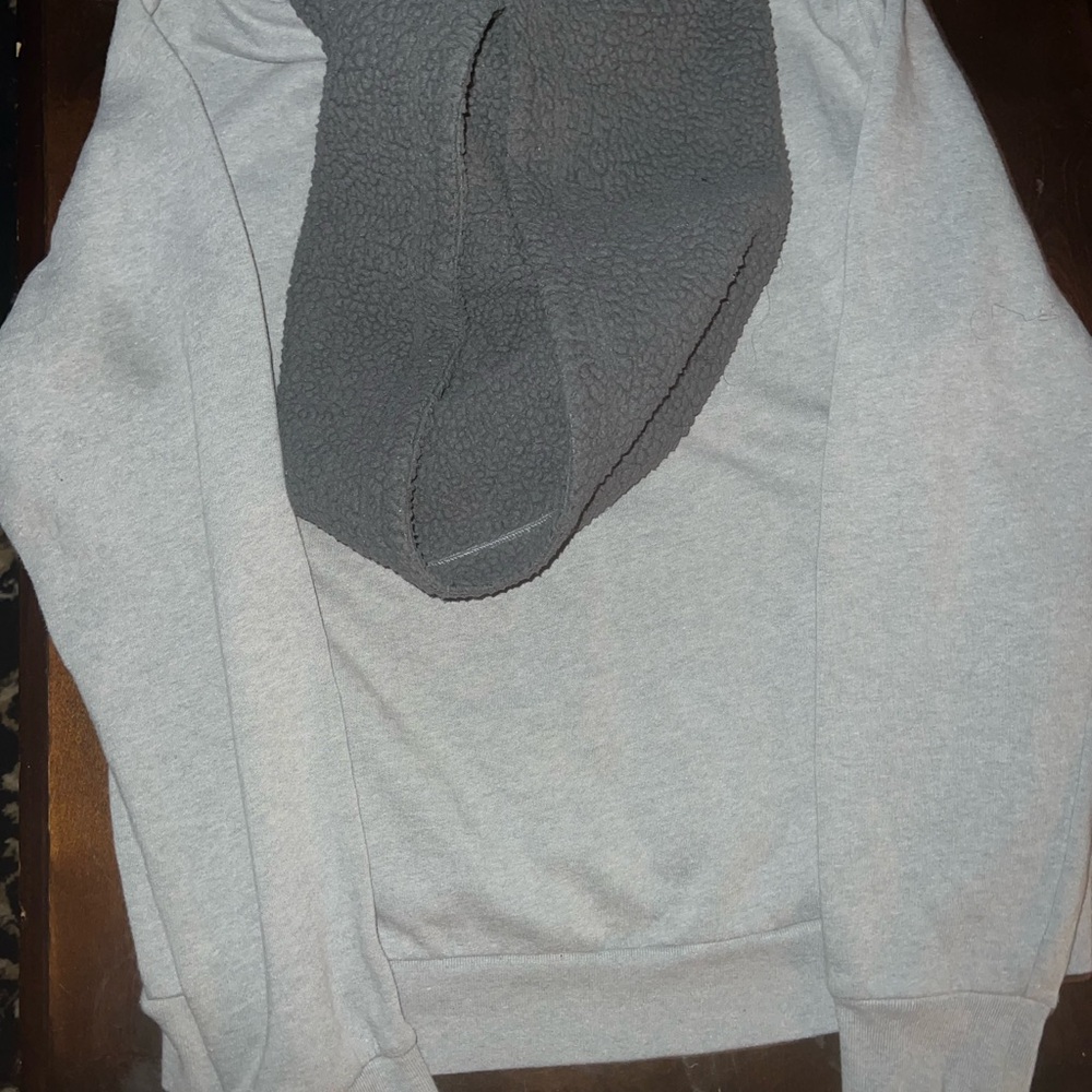 PINK Victoria's Secret Gray Crew Neck Sweater